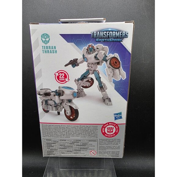 Transformers Earthspark Terran Thrash Action Figure 2-In-1 Toy Robot To Vehicle - Picture 5 of 8